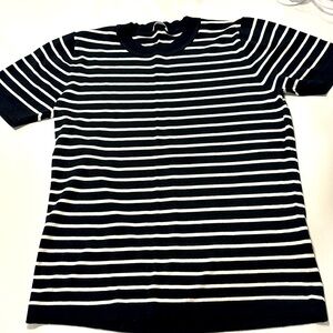 Lilysilk size small striped tshirt sweater